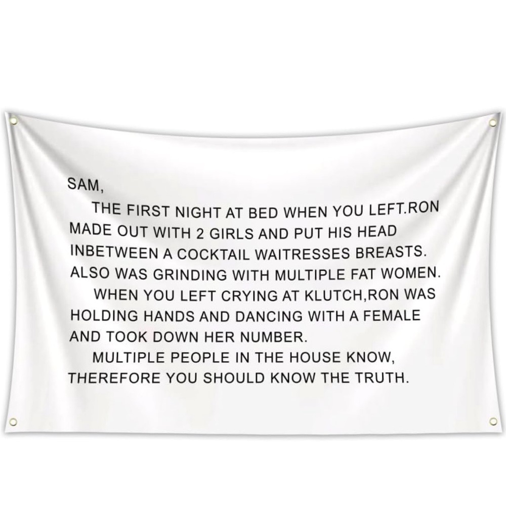 Jersey Shore “The Note” Flag Tapestry